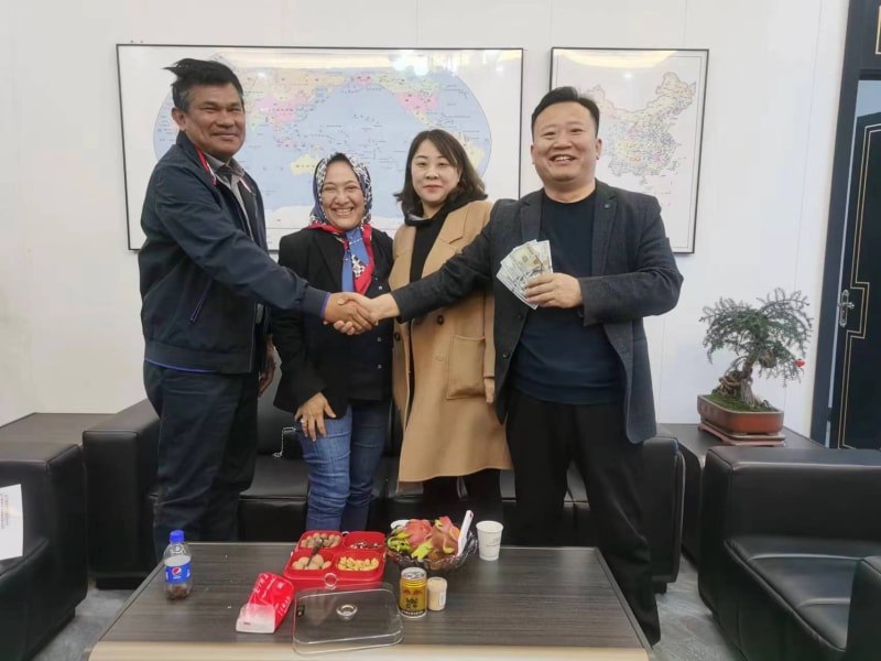 永兴集团机械出口印度尼西亚的横剪线设备